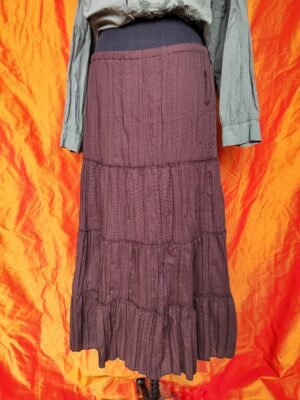 Jupe marron bohème - T40/42