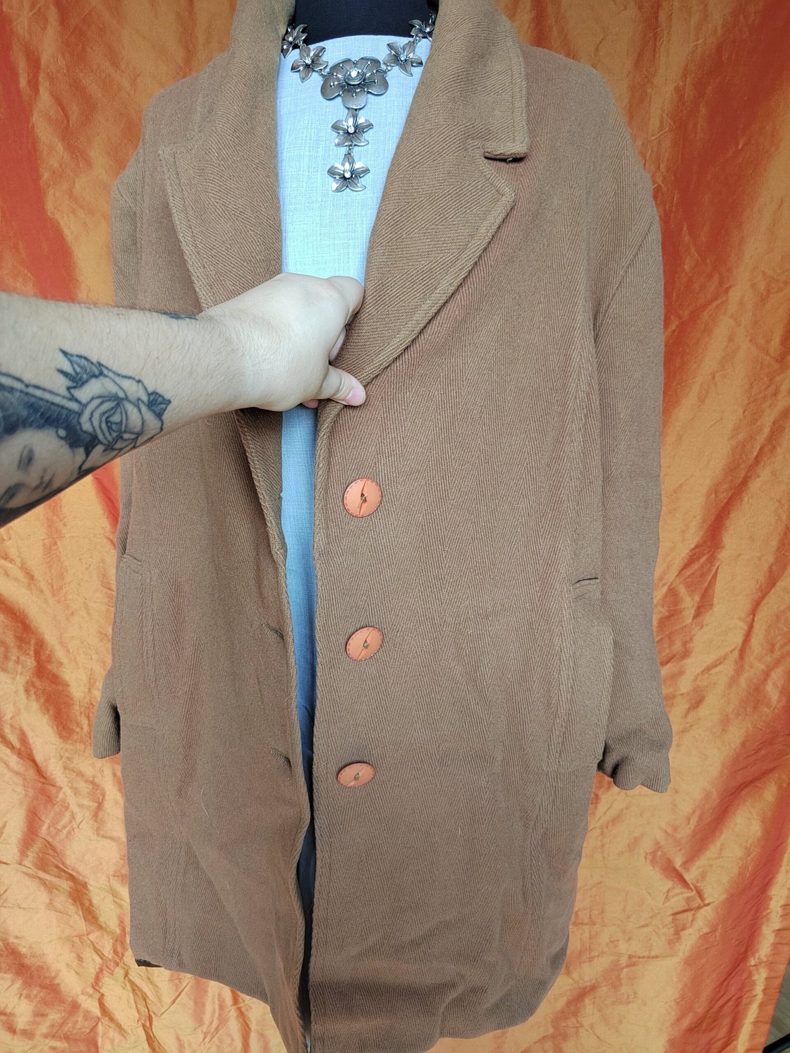 Manteau mi-long camel - T46/48 – Image 5