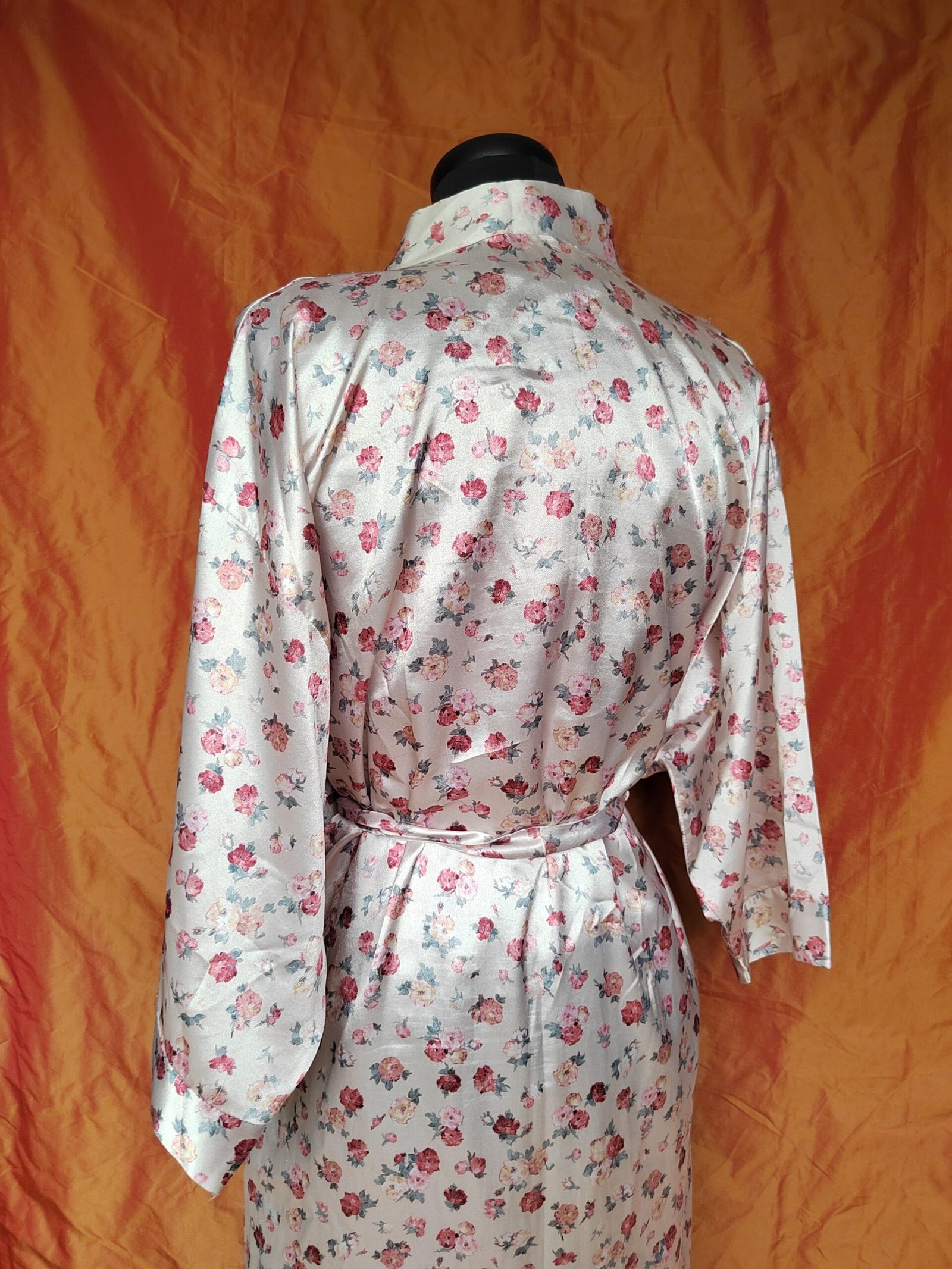 Robe de chambre crème fleurie - T36/38/40 – Image 4