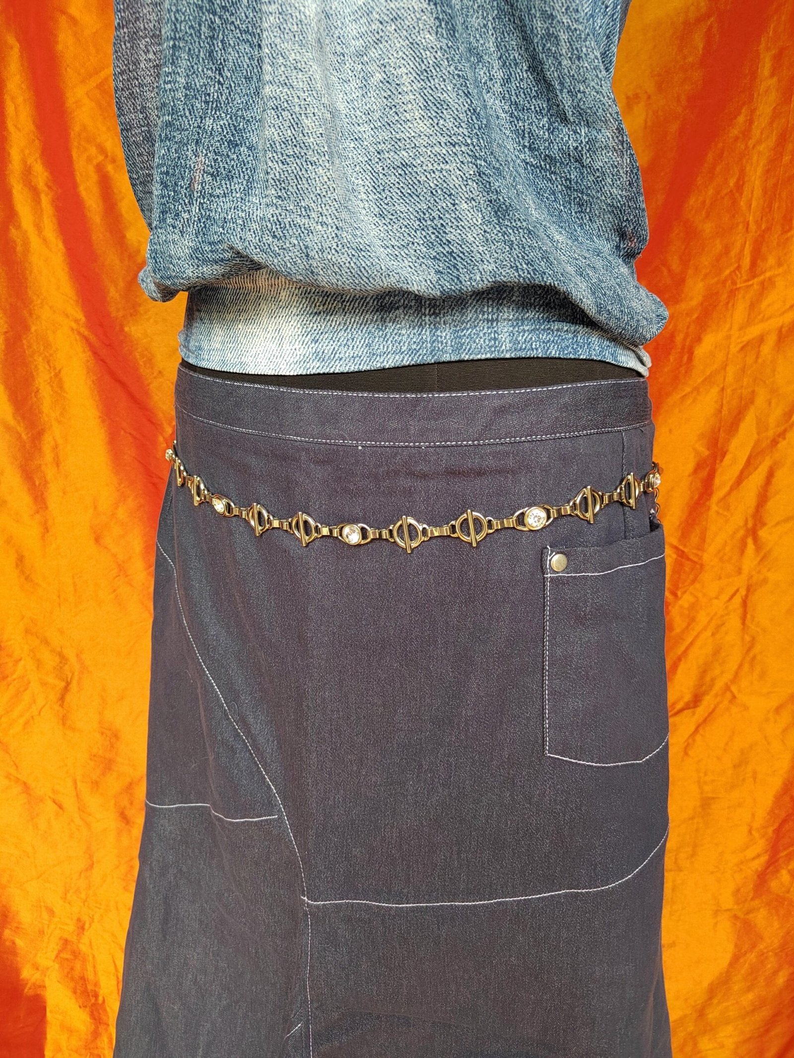 Jupe midi en jean - T54 – Image 9