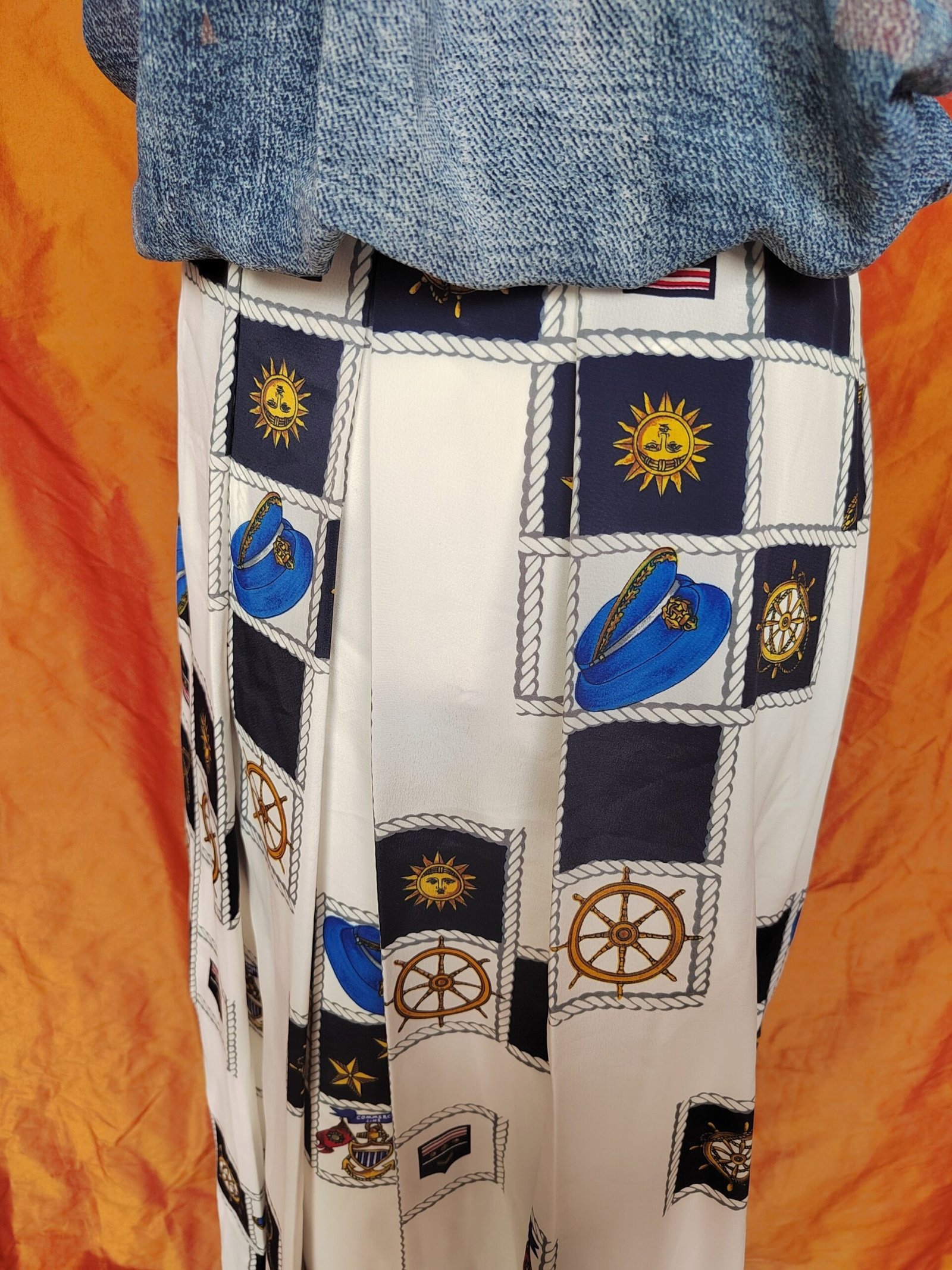 Jupe plissée style croisière - T42/44 – Image 6