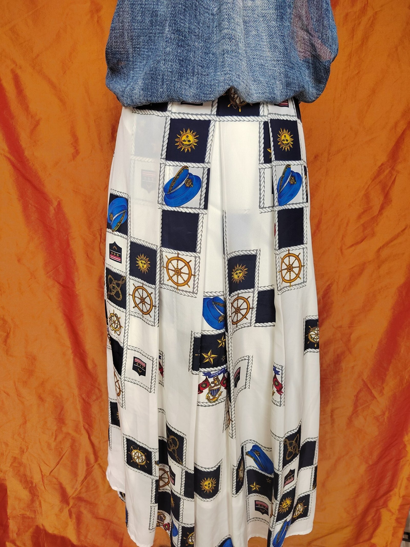 Jupe plissée style croisière - T42/44 – Image 5