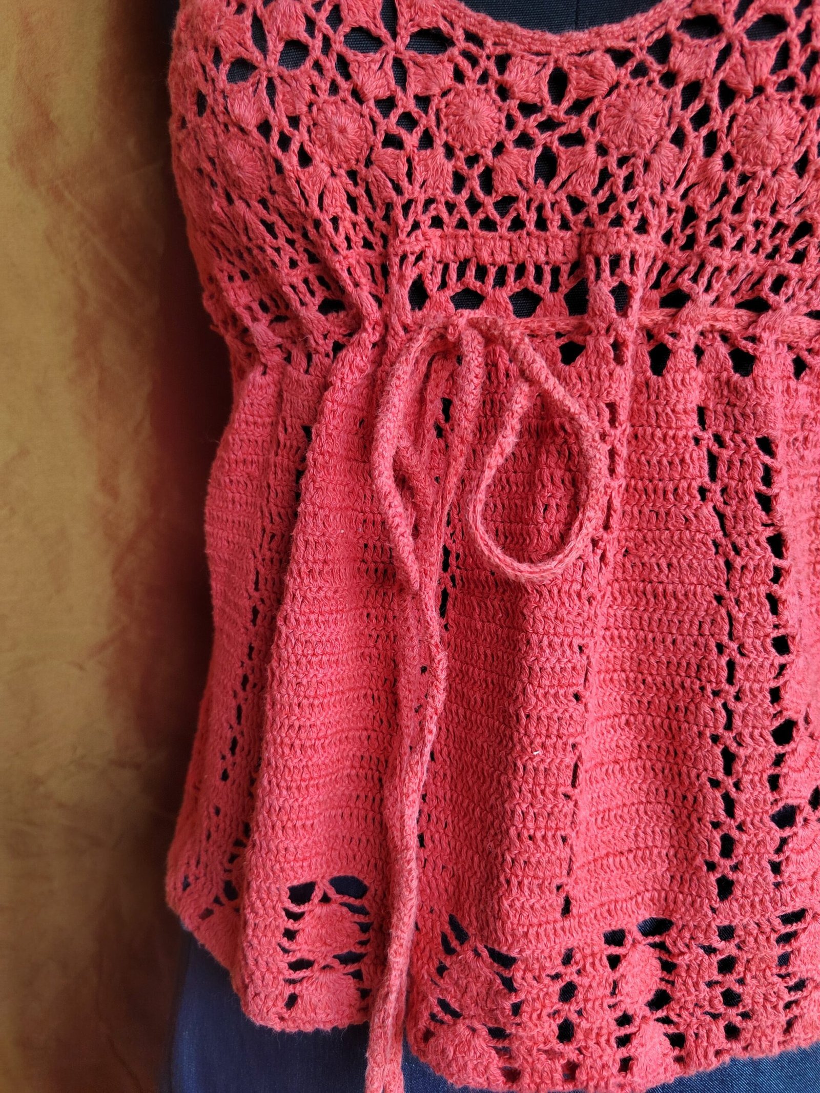 Top rouge en crochet - T36/38 – Image 5