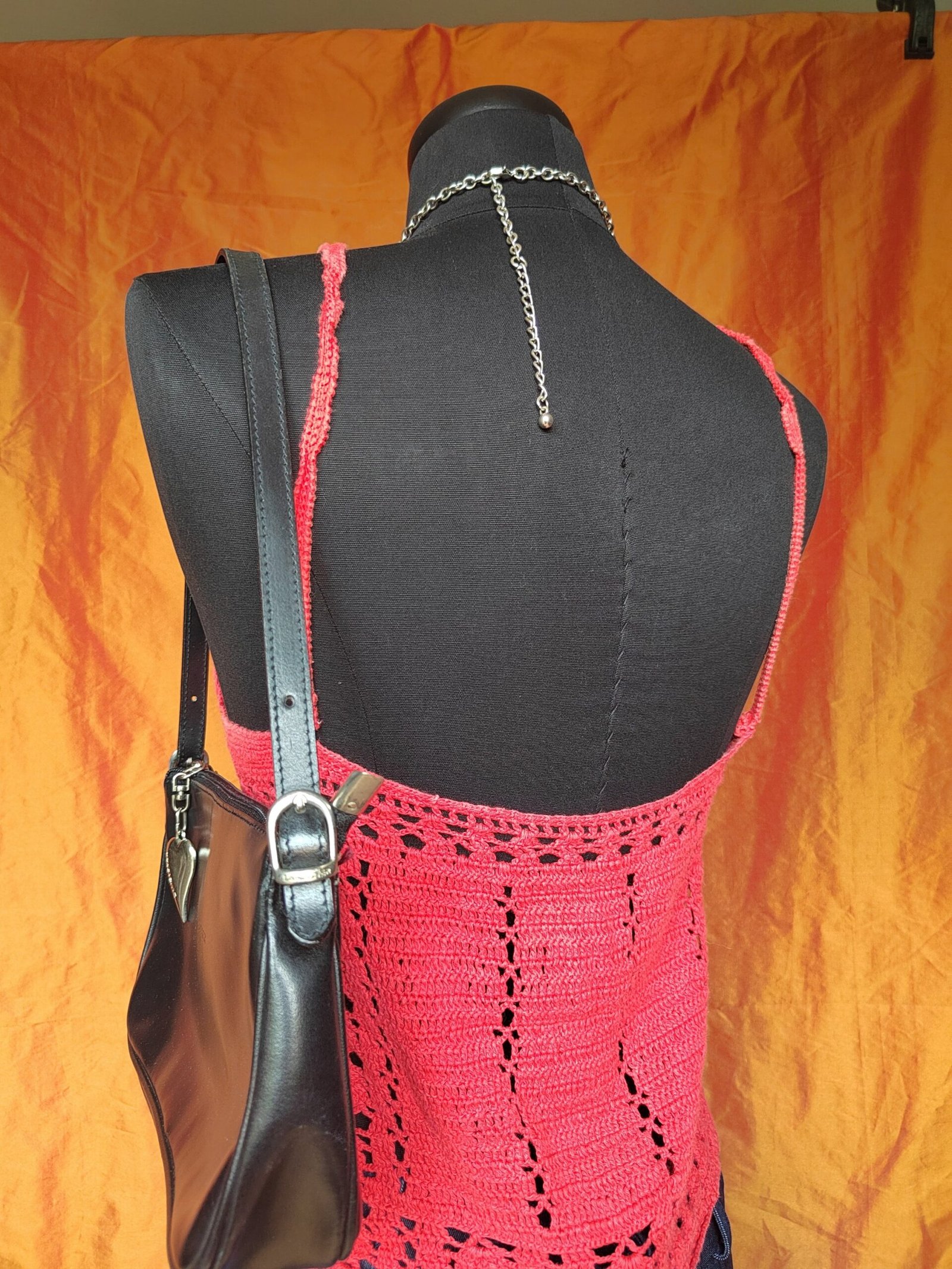 Top rouge en crochet - T36/38 – Image 4