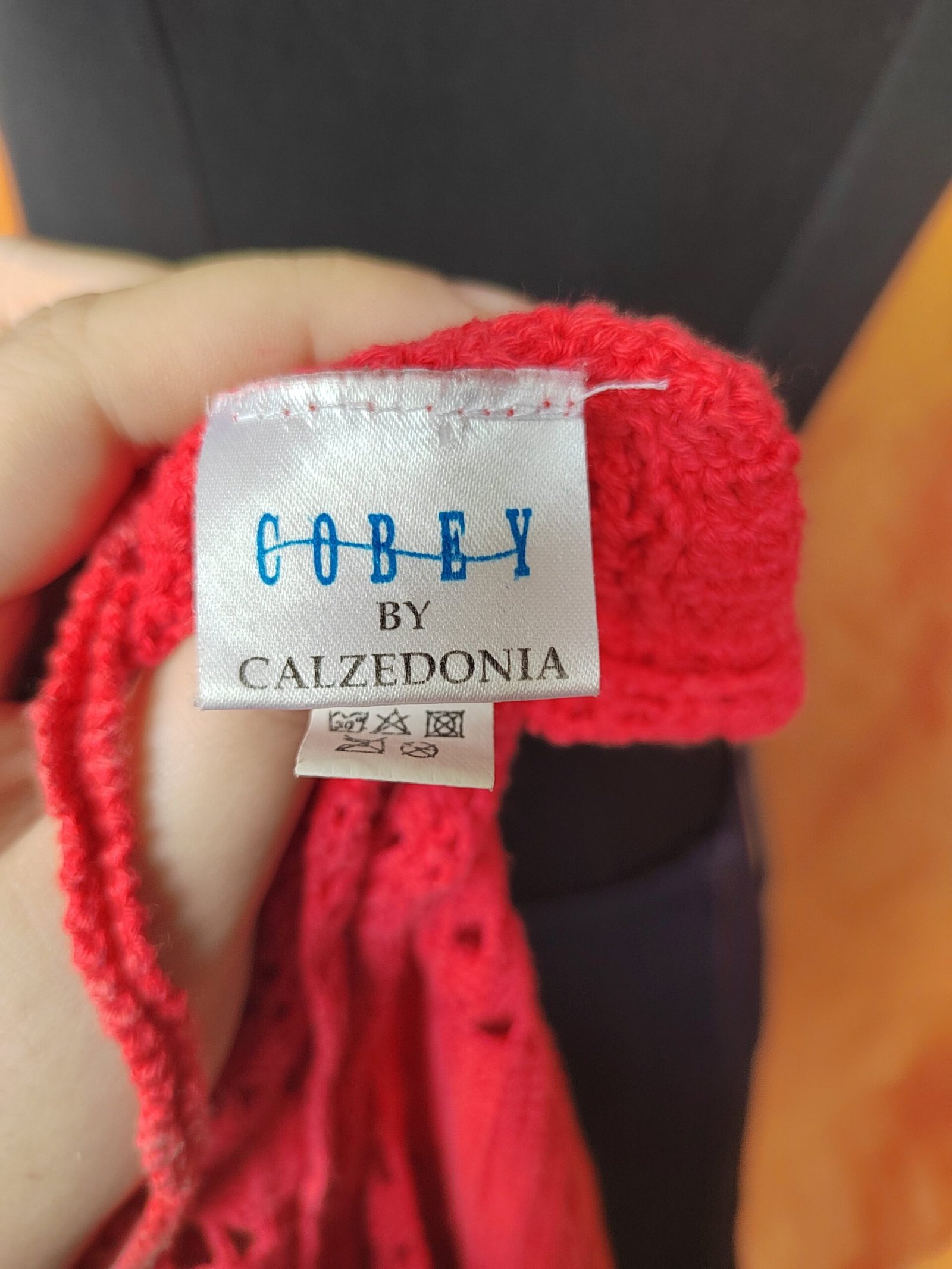 Top rouge en crochet - T36/38 – Image 3