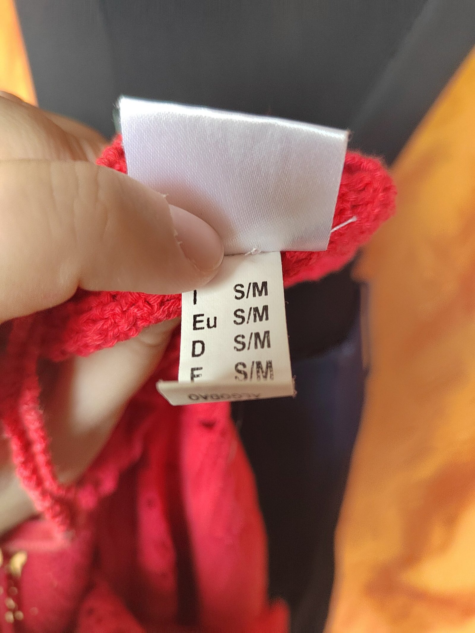 Top rouge en crochet - T36/38 – Image 2