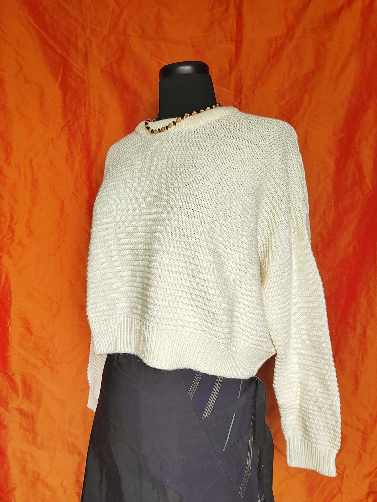 Pull crop crème - T34/36/38
