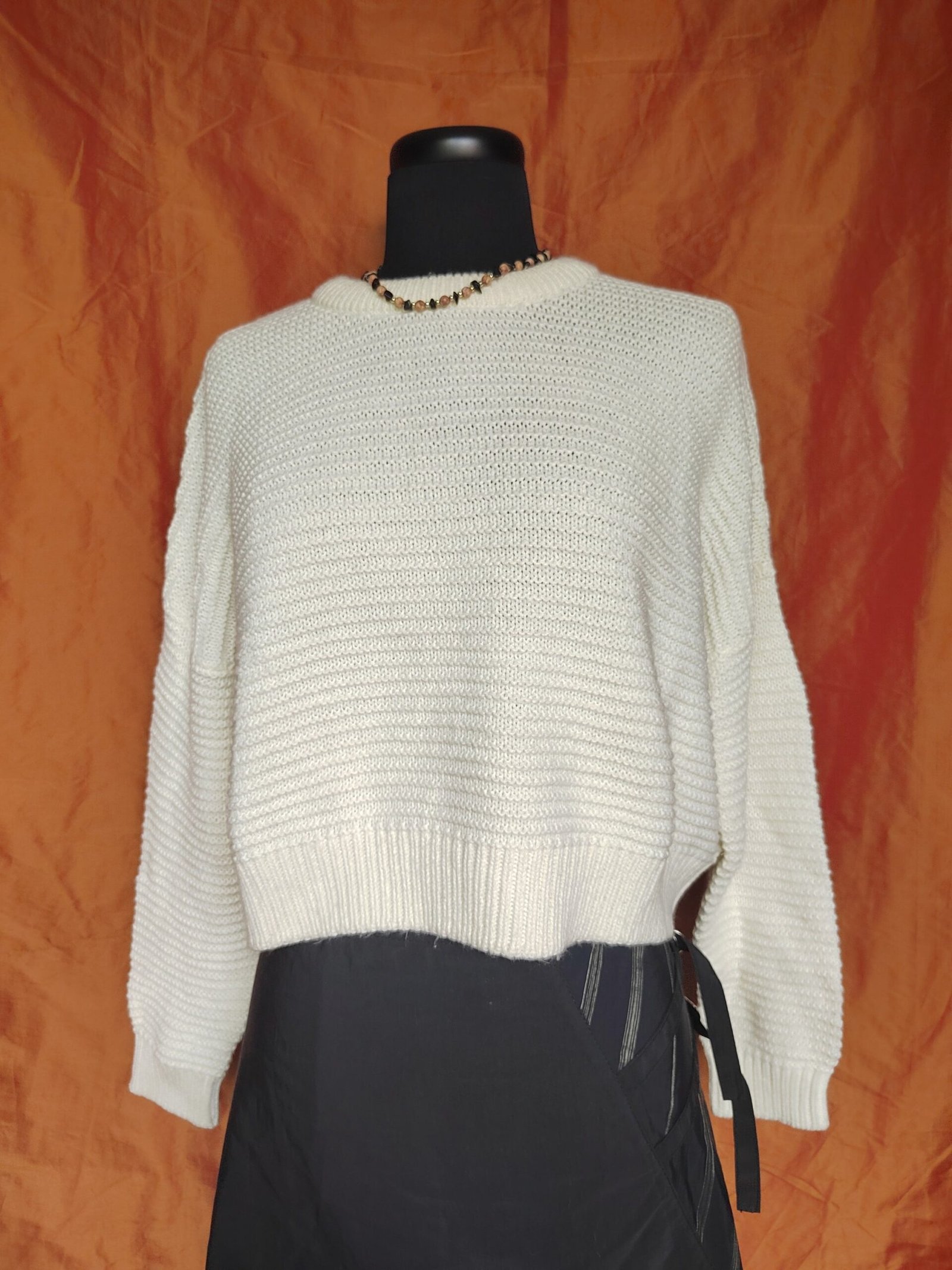 Pull crop crème - T34/36/38 – Image 4