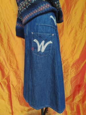 Jupe "baggy" en denim - T38