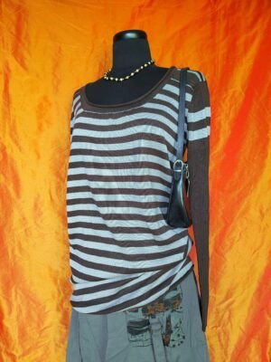 Pull long rayé - T40/42