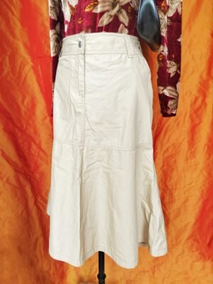 Jupe midi beige - T40/42
