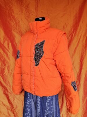 Doudoune matelassée orange - T38/40