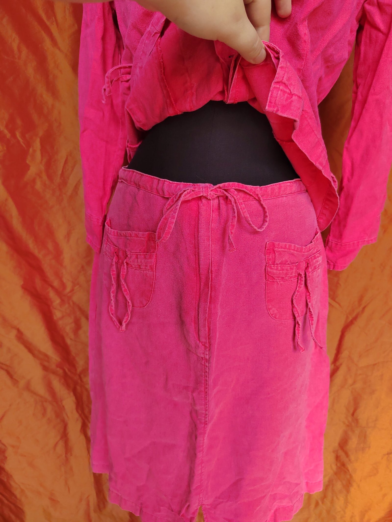 Ensemble en lin rose bonbon - T36/38 – Image 10