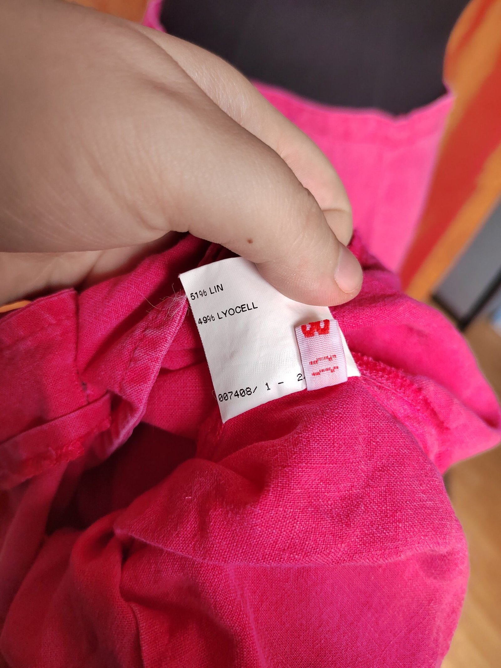 Ensemble en lin rose bonbon - T36/38 – Image 4