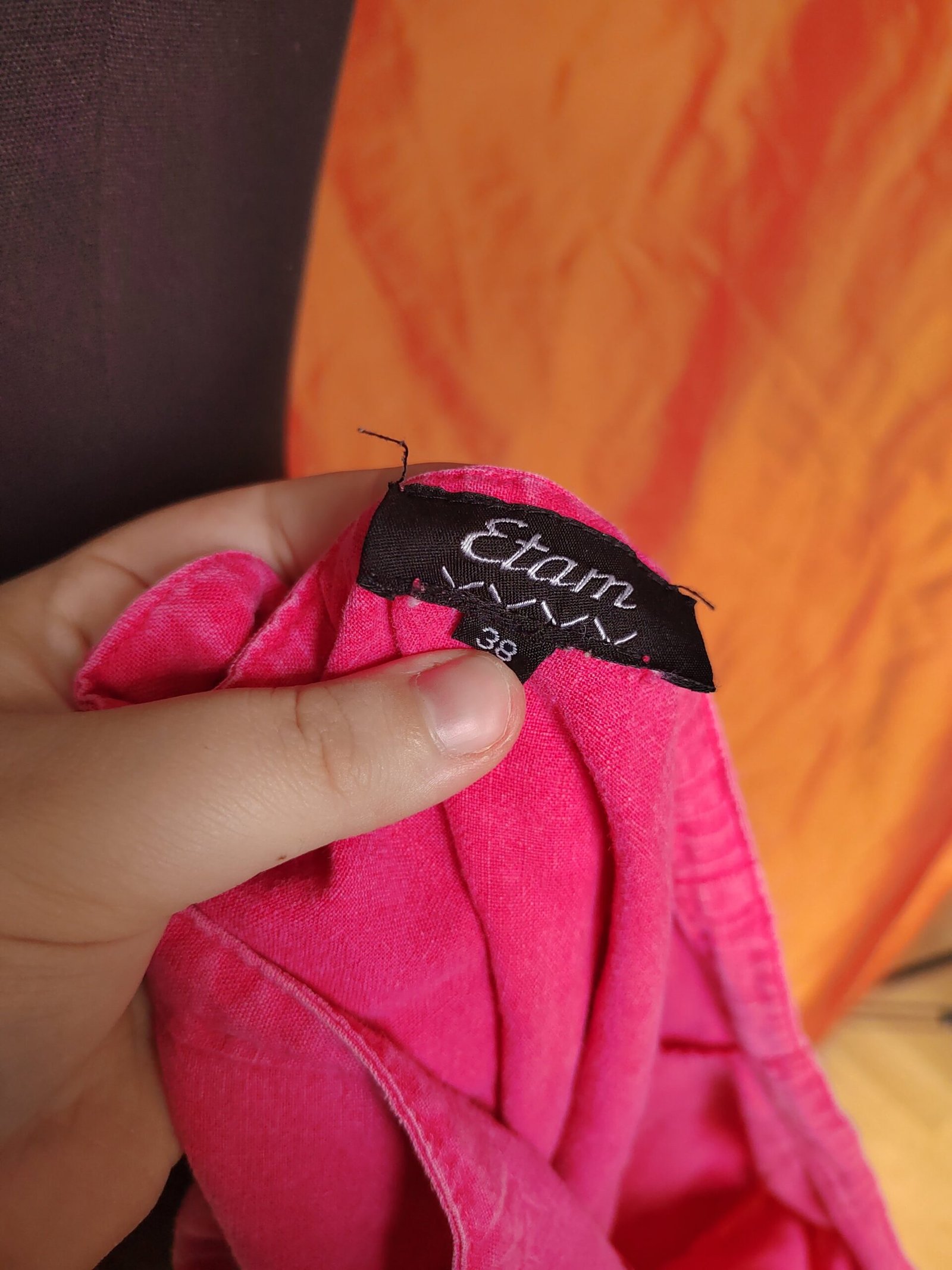 Ensemble en lin rose bonbon - T36/38 – Image 2